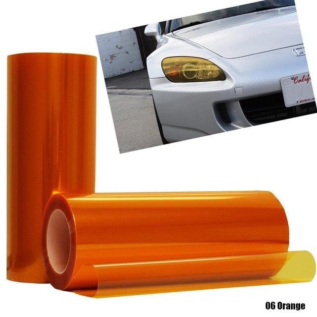 Promotion! 30x60cm Car Tint Fashion Headlight Taillight Fog Light Vinyl Smoke Film Sheet Sticker Cover Car Styling Self Adhesive Auto Car Tint Chrome Chameleon Headlight Taillight Fog Light Vinyl Smoke Film Sheet Sticker Cover For All Cars Stevvex