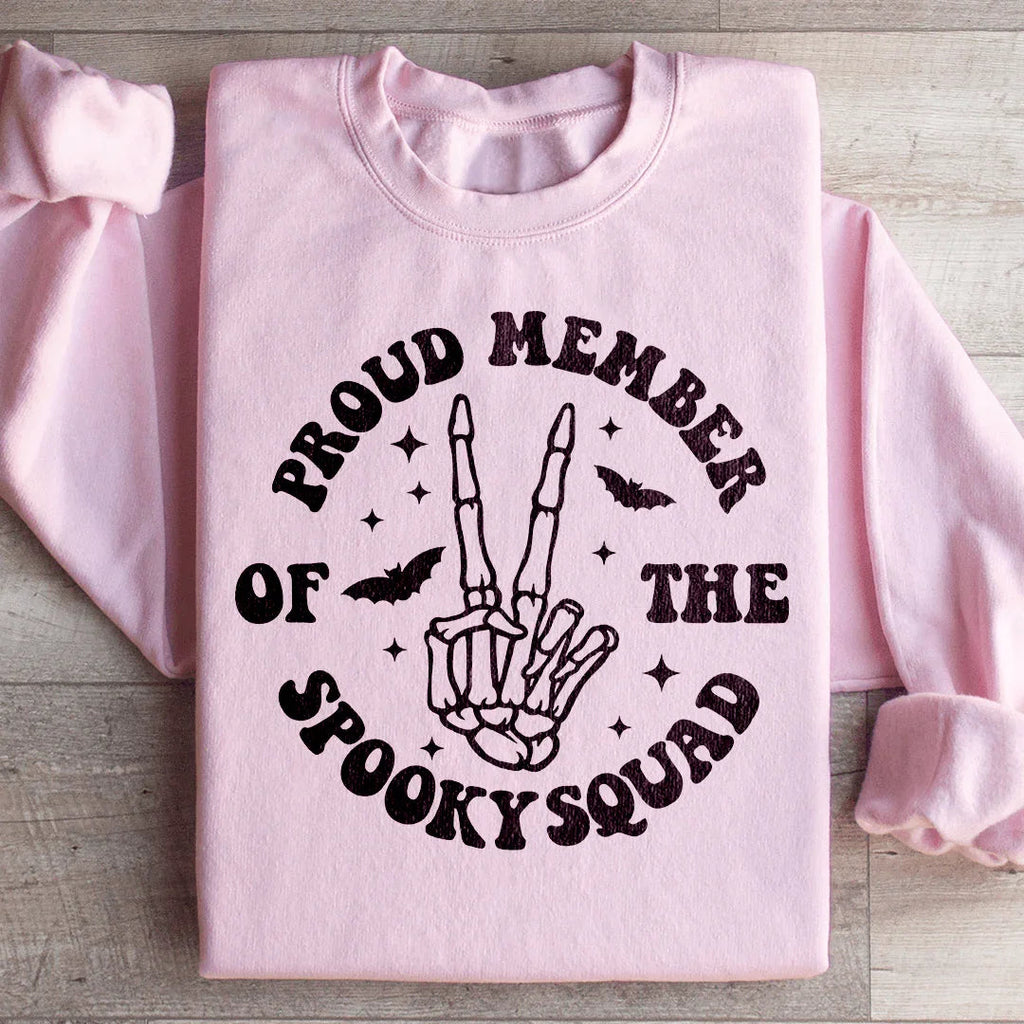 Proud Member Of The Spooky Squad Sweatshirt Peachy Sunday