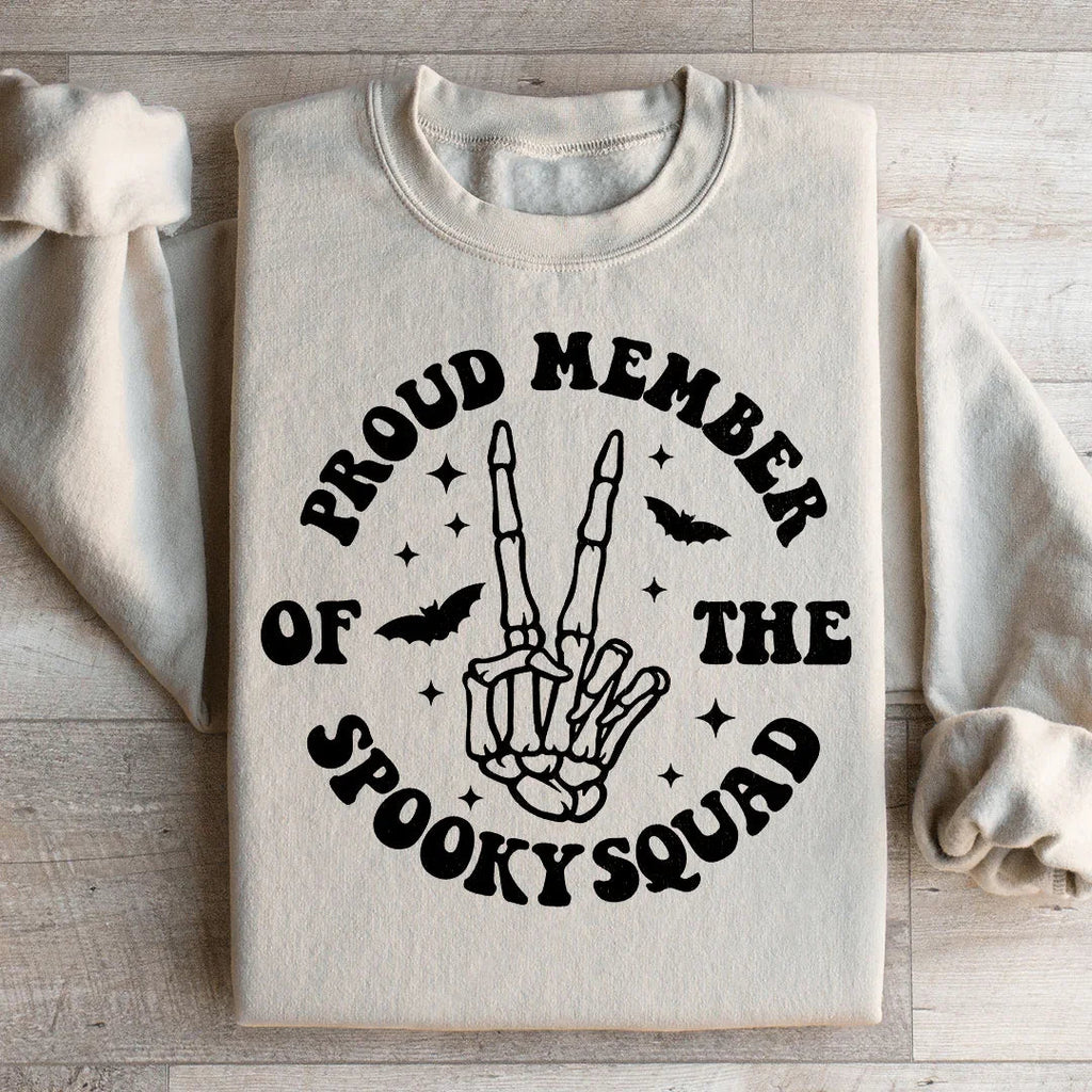 Proud Member Of The Spooky Squad Sweatshirt Peachy Sunday