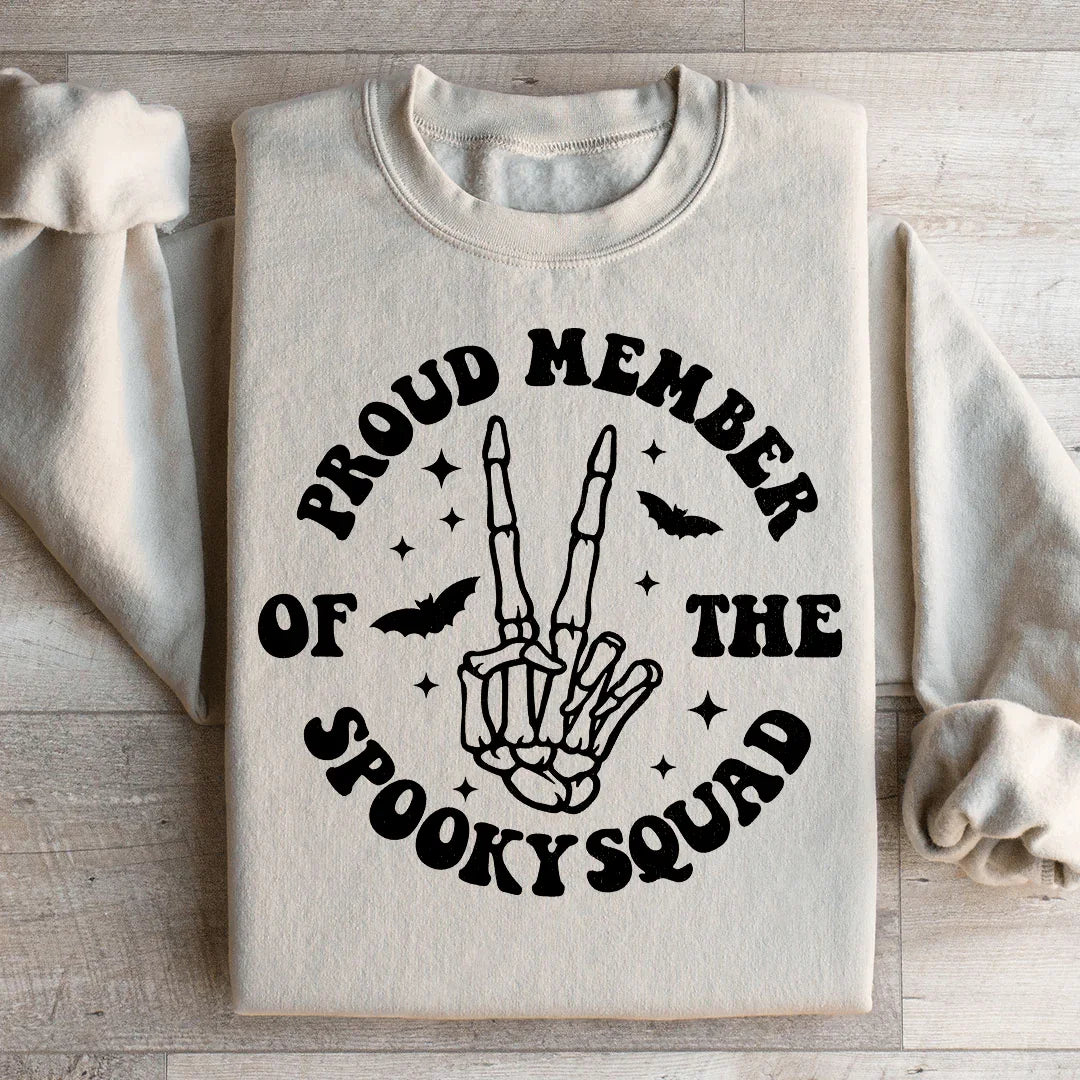 Proud Member Of The Spooky Squad Sweatshirt Peachy Sunday