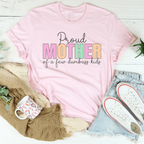 Proud Mother Of A Few Dumbass Kids Tee Peachy Sunday