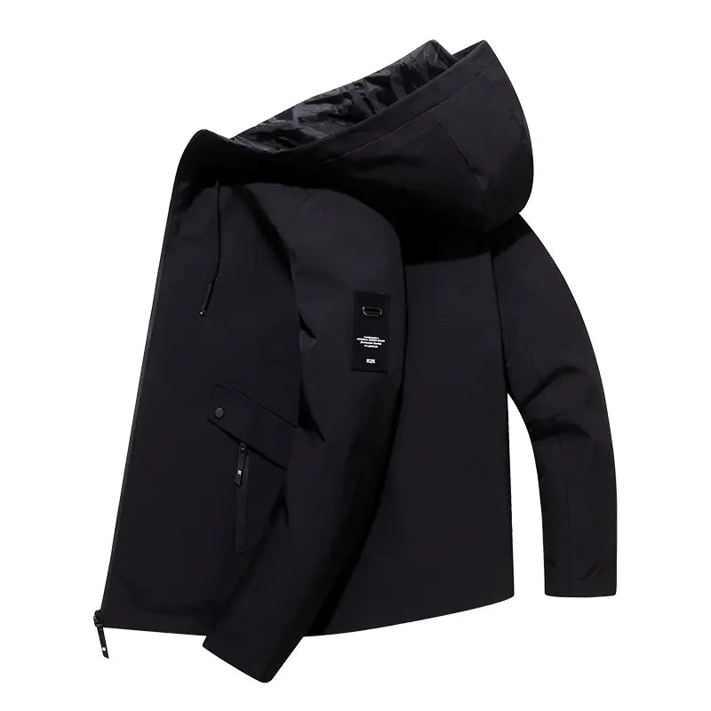 Men's Casual Lightweight Hooded Jacket for Spring/Fall Pi-Mart