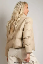 PU Boxy Puffer Jacket