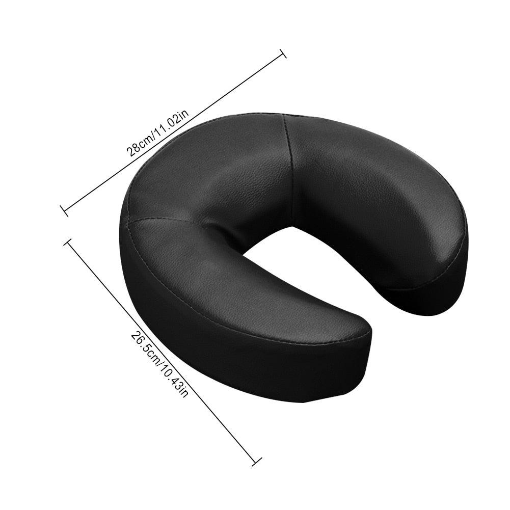 PU Foam Spa U-Shape Pillow Face Rest Body Massage face Pillow Soft Face Cushion Basic Massage Face Cradle Cushion Massage Face Cradle Cushion Memory Foam Massage Table & Massage Chair Headrest Pillow Pad For Beauty Care Salon Stevvex