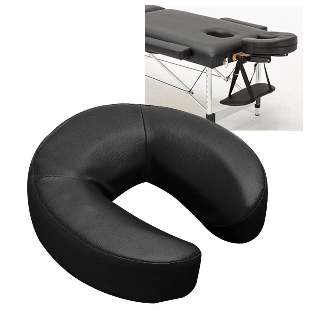 PU Foam Spa U-Shape Pillow Face Rest Body Massage face Pillow Soft Face Cushion Basic Massage Face Cradle Cushion Massage Face Cradle Cushion Memory Foam Massage Table & Massage Chair Headrest Pillow Pad For Beauty Care Salon Stevvex