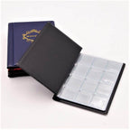PU Leather Coin Album 10 Pages 120 Pockets Coin Album For Coins Pockets Commemorative Coin, Medallions Badges Collection Book Gifts For Friends And Coin Collectors Stevvex