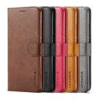 PU Leather Cover with RFID Blocking Card Holder Magnetic Clasp Folio Case For Xiaomi Redmi Note 5 Case Leather Wallet Luxury Cover Redmi Note 5 Pro 10 Pro 10s 9S 9 8 7 4 9T 10 5G 11 Case Flip Cover Stevvex