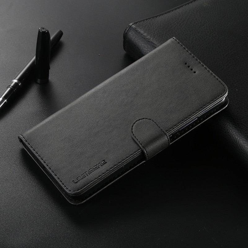 PU Leather Cover with RFID Blocking Card Holder Magnetic Clasp Folio Case For Xiaomi Redmi Note 5 Case Leather Wallet Luxury Cover Redmi Note 5 Pro 10 Pro 10s 9S 9 8 7 4 9T 10 5G 11 Case Flip Cover Stevvex