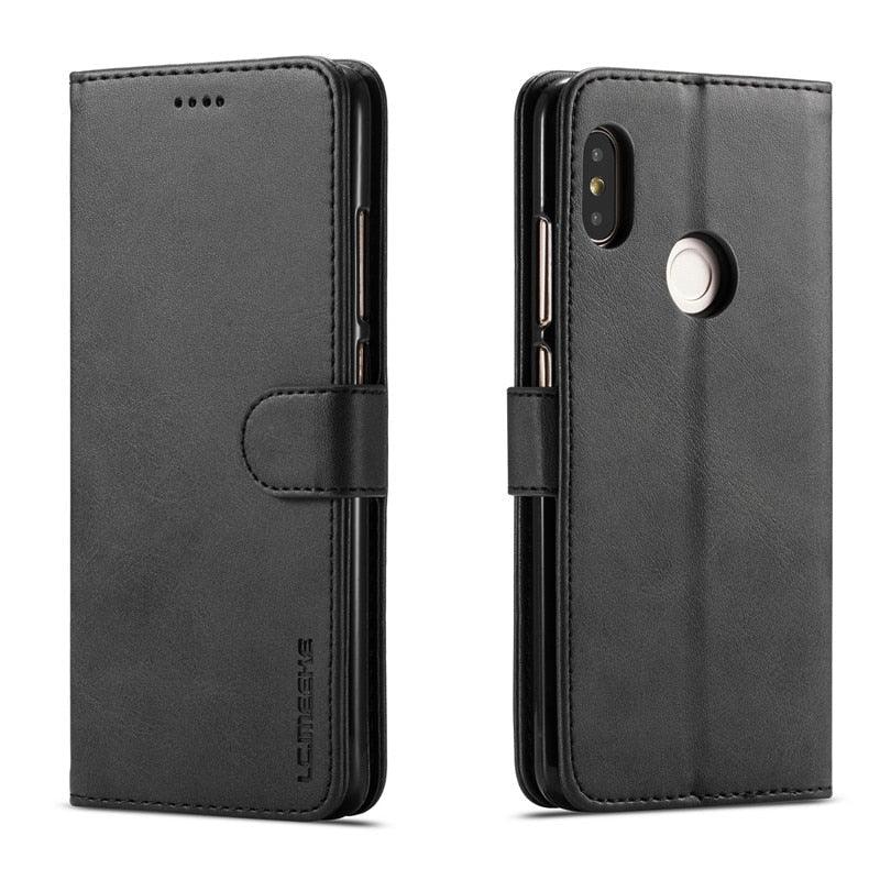 PU Leather Cover with RFID Blocking Card Holder Magnetic Clasp Folio Case For Xiaomi Redmi Note 5 Case Leather Wallet Luxury Cover Redmi Note 5 Pro 10 Pro 10s 9S 9 8 7 4 9T 10 5G 11 Case Flip Cover Stevvex