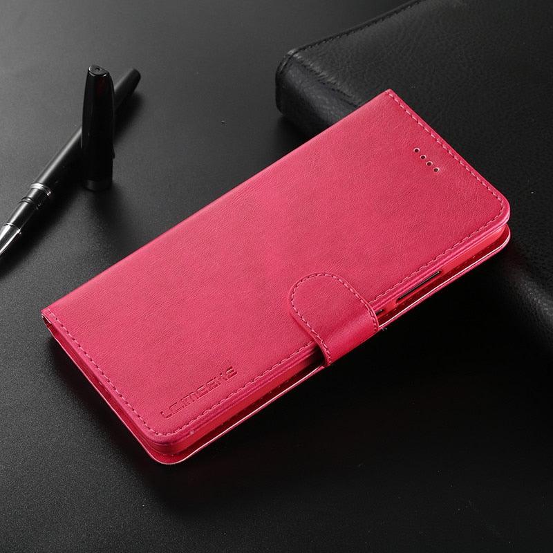 PU Leather Cover with RFID Blocking Card Holder Magnetic Clasp Folio Case For Xiaomi Redmi Note 5 Case Leather Wallet Luxury Cover Redmi Note 5 Pro 10 Pro 10s 9S 9 8 7 4 9T 10 5G 11 Case Flip Cover Stevvex