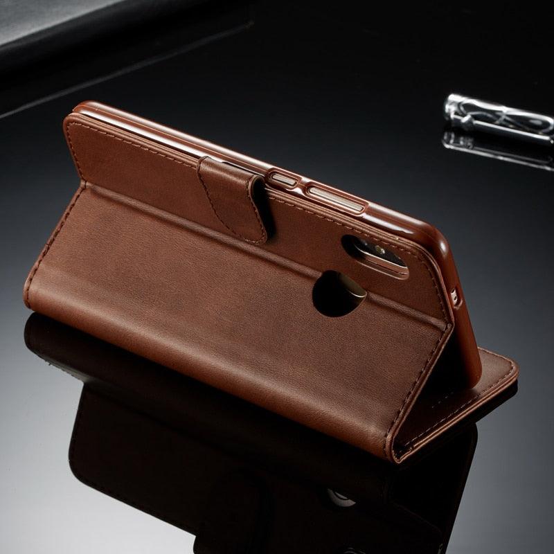 PU Leather Cover with RFID Blocking Card Holder Magnetic Clasp Folio Case For Xiaomi Redmi Note 5 Case Leather Wallet Luxury Cover Redmi Note 5 Pro 10 Pro 10s 9S 9 8 7 4 9T 10 5G 11 Case Flip Cover Stevvex