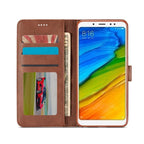 PU Leather Cover with RFID Blocking Card Holder Magnetic Clasp Folio Case For Xiaomi Redmi Note 5 Case Leather Wallet Luxury Cover Redmi Note 5 Pro 10 Pro 10s 9S 9 8 7 4 9T 10 5G 11 Case Flip Cover Stevvex