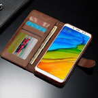 PU Leather Cover with RFID Blocking Card Holder Magnetic Clasp Folio Case For Xiaomi Redmi Note 5 Case Leather Wallet Luxury Cover Redmi Note 5 Pro 10 Pro 10s 9S 9 8 7 4 9T 10 5G 11 Case Flip Cover Stevvex