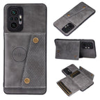 PU Leather Flip Case For Xiaomi Redmi Note 11 11S 10 9 8 9s 9T Mi 12 10T 11T POCO X3 GT X4 Pro F3 Wallet Card Slot Holder Cover Genuine Leather Magnetic Card Holder Folio Cover Stevvex