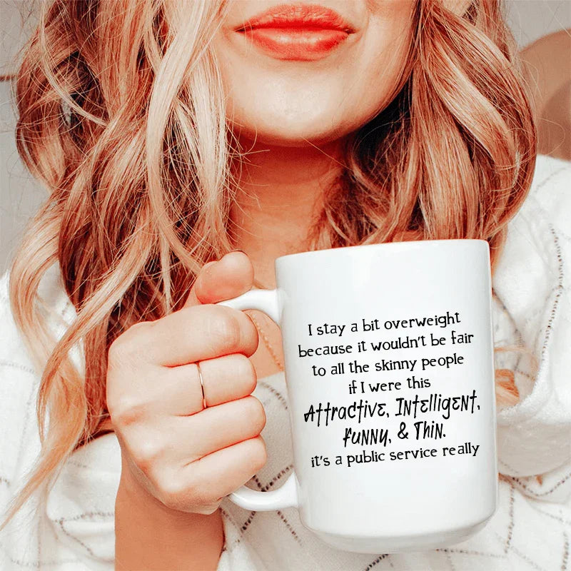 Public Service Ceramic Mug 15 oz Peachy Sunday