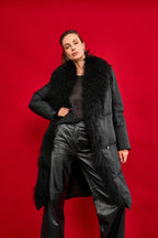 Genuine Lama Fur Premium Down Coat - SJB-DIAMOND ELITES