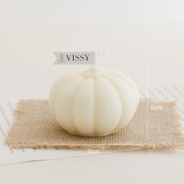 Pumpkin Candle Creative Handmade Aromatherapy Candle Pumpkin Candle Fall Candle Gift Set For Women Aromatherapy Candle Gift For Halloween Decorations Candle Photo Home Restaurant Hotel Decoration Stevvex