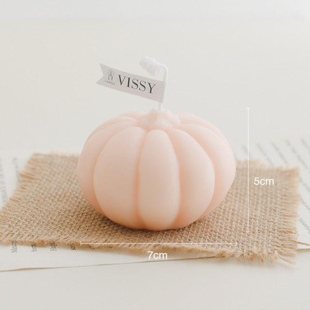 Pumpkin Candle Creative Handmade Aromatherapy Candle Pumpkin Candle Fall Candle Gift Set For Women Aromatherapy Candle Gift For Halloween Decorations Candle Photo Home Restaurant Hotel Decoration Stevvex
