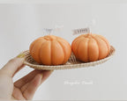 Pumpkin Candle Creative Handmade Aromatherapy Candle Pumpkin Candle Fall Candle Gift Set For Women Aromatherapy Candle Gift For Halloween Decorations Candle Photo Home Restaurant Hotel Decoration Stevvex