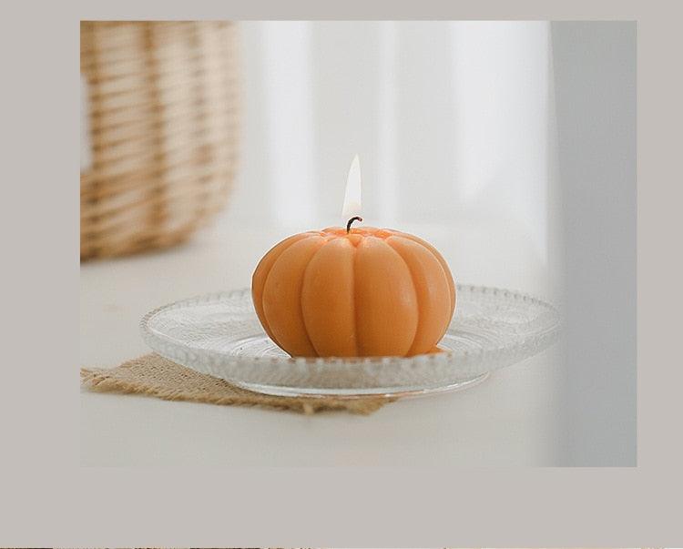 Pumpkin Candle Creative Handmade Aromatherapy Candle Pumpkin Candle Fall Candle Gift Set For Women Aromatherapy Candle Gift For Halloween Decorations Candle Photo Home Restaurant Hotel Decoration Stevvex