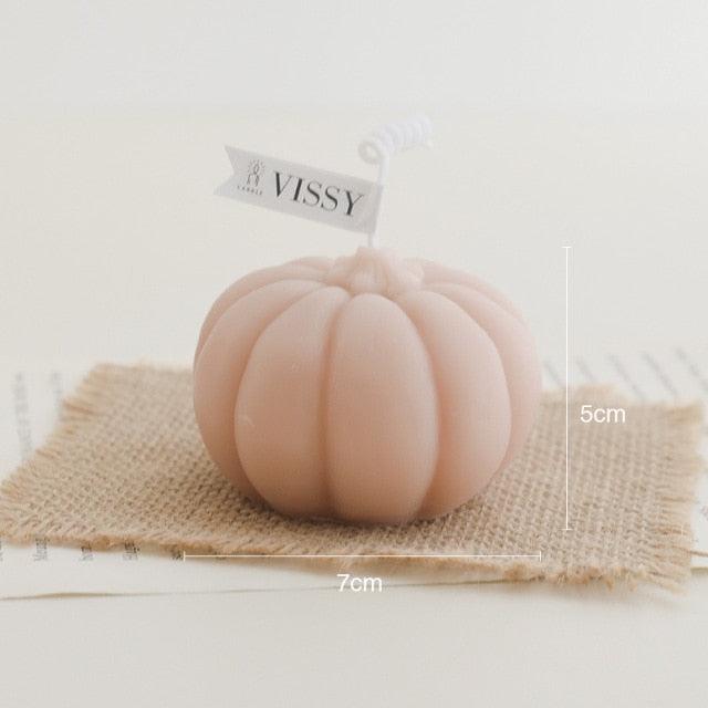 Pumpkin Candle Creative Handmade Aromatherapy Candle Pumpkin Candle Fall Candle Gift Set For Women Aromatherapy Candle Gift For Halloween Decorations Candle Photo Home Restaurant Hotel Decoration Stevvex