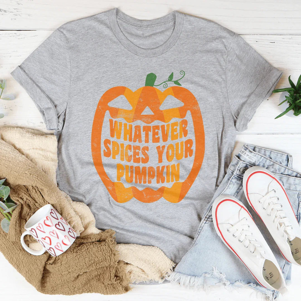 Pumpkin Face Tee Peachy Sunday