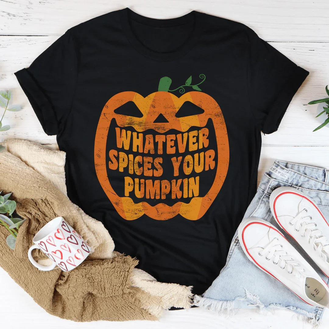 Pumpkin Face Tee Peachy Sunday