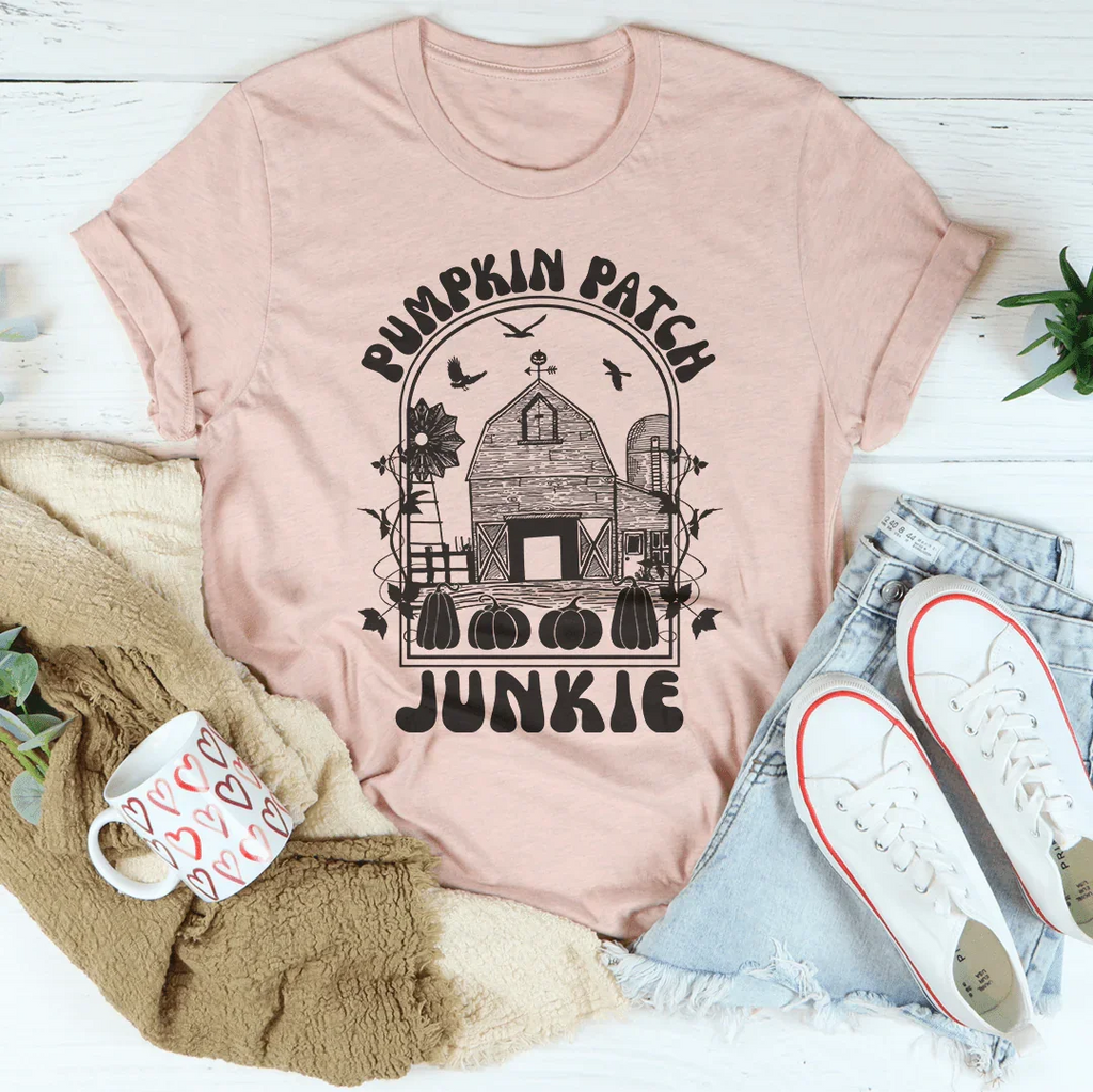 Pumpkin Patch Junkie Tee Peachy Sunday