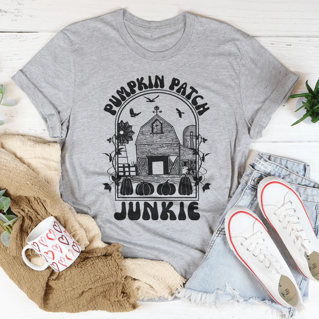 Pumpkin Patch Junkie Tee Peachy Sunday