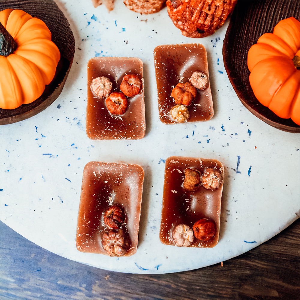 Pumpkin Pecan Waffles Scented XL Natural Wax Melts - Sweet Baked Autumn Home BandsCo Straps