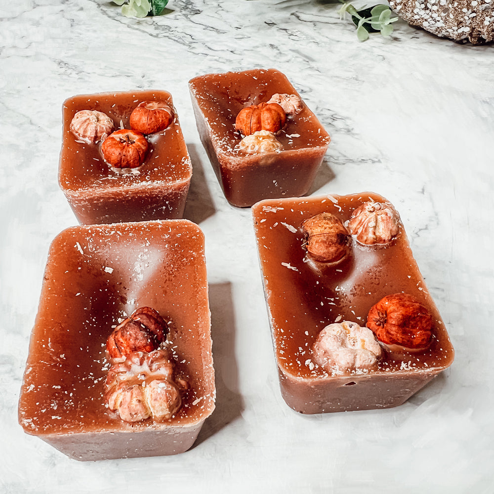 Pumpkin Pecan Waffles Scented XL Natural Wax Melts - Sweet Baked Autumn Home BandsCo Straps