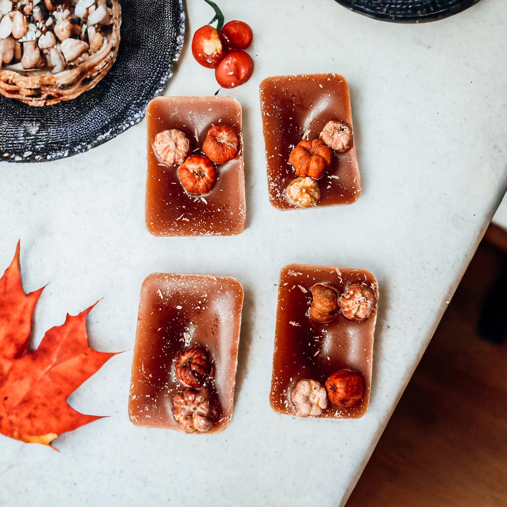 Pumpkin Pecan Waffles Scented XL Natural Wax Melts - Sweet Baked Autumn Home BandsCo Straps