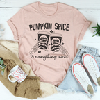 Pumpkin Spice & Everything Nice Tee Peachy Sunday