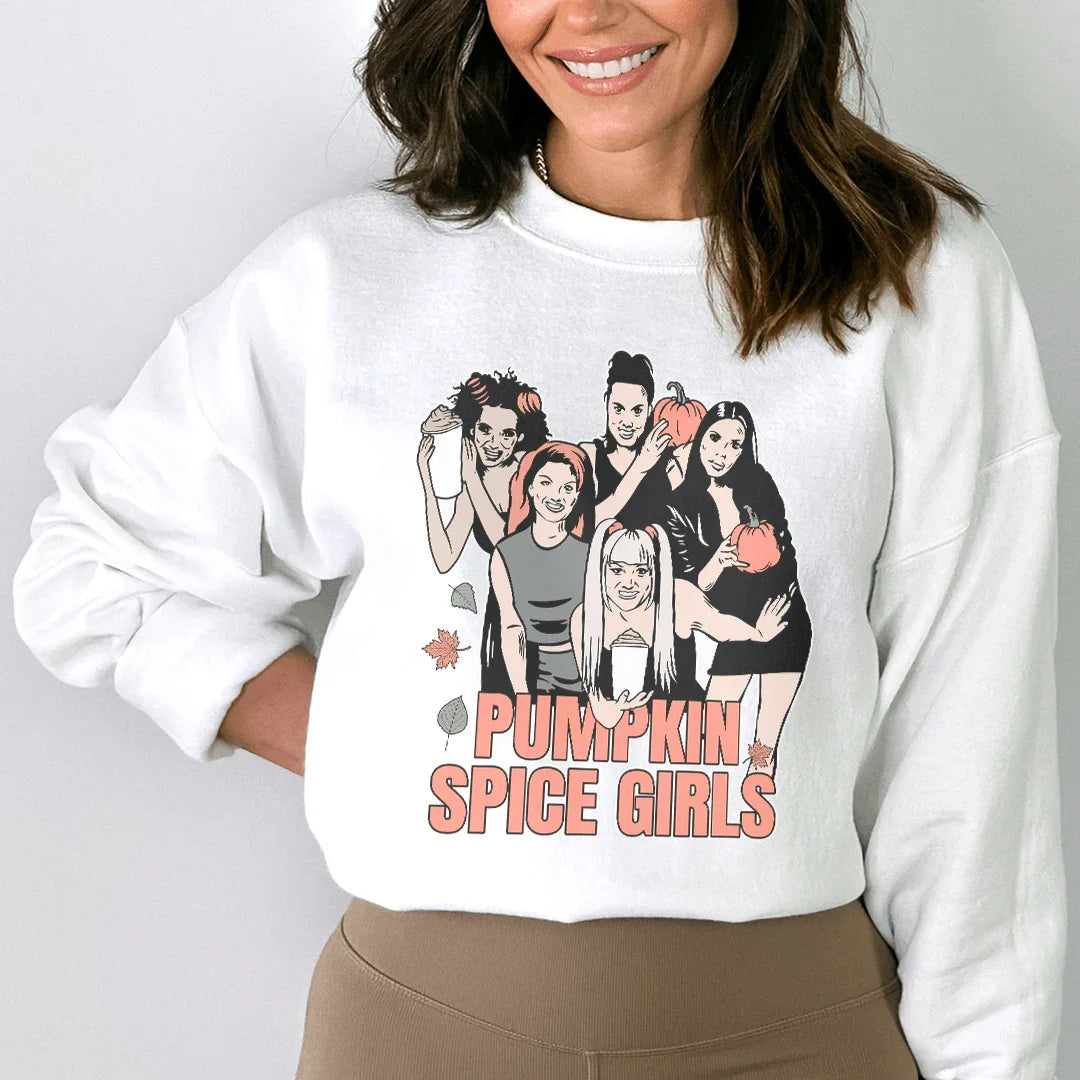 Pumpkin Spice Girls Sweatshirt Peachy Sunday