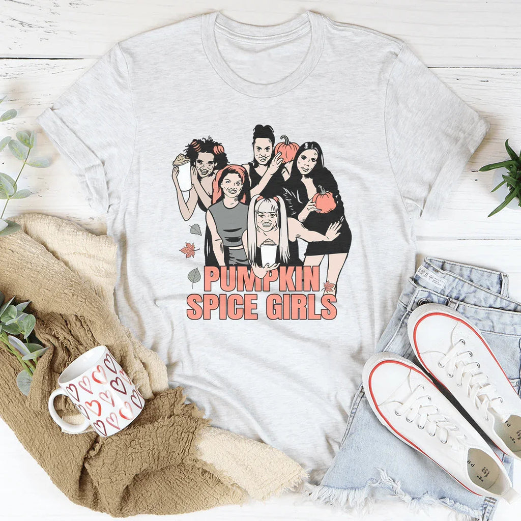 Pumpkin Spice Girls Tee Peachy Sunday