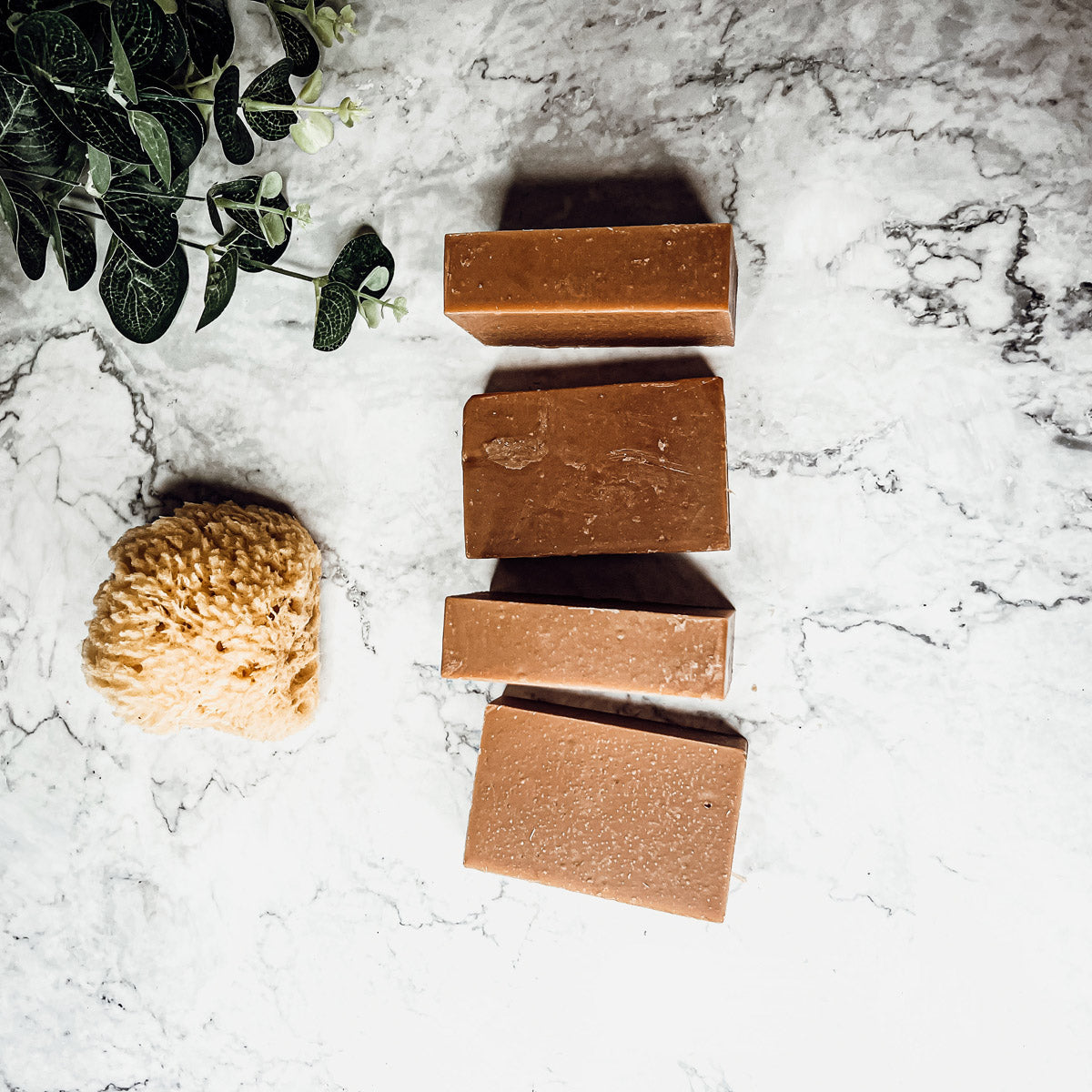 Pumpkin Spice Soap Bar Handmade Organic Shea Butter Cold Process 4.5oz BandsCo Straps