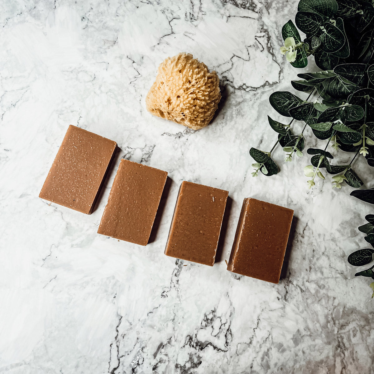 Pumpkin Spice Soap Bar Handmade Organic Shea Butter Cold Process 4.5oz BandsCo Straps