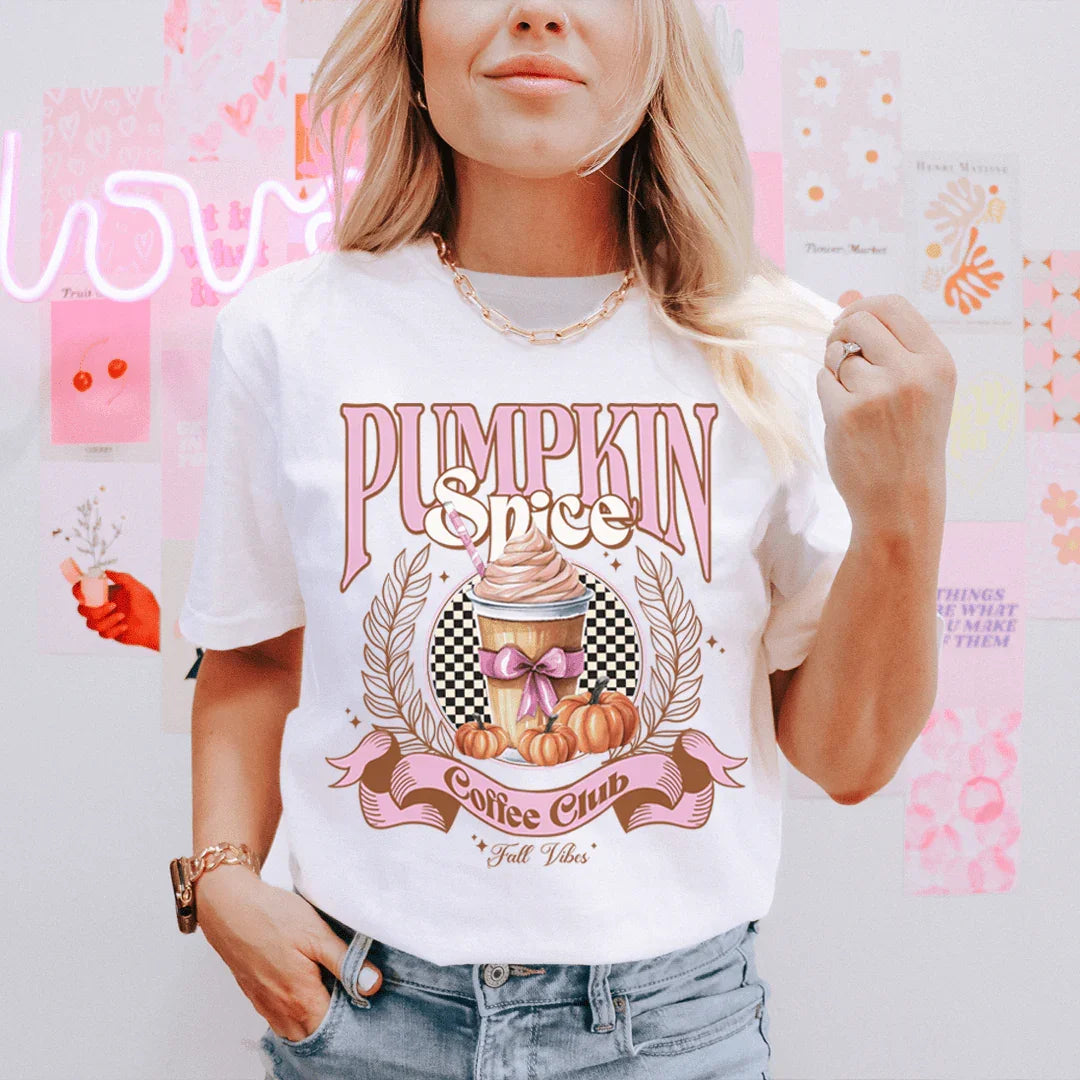 Pumpkin Spice Tee Peachy Sunday