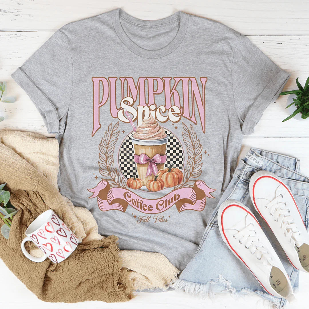 Pumpkin Spice Tee Peachy Sunday