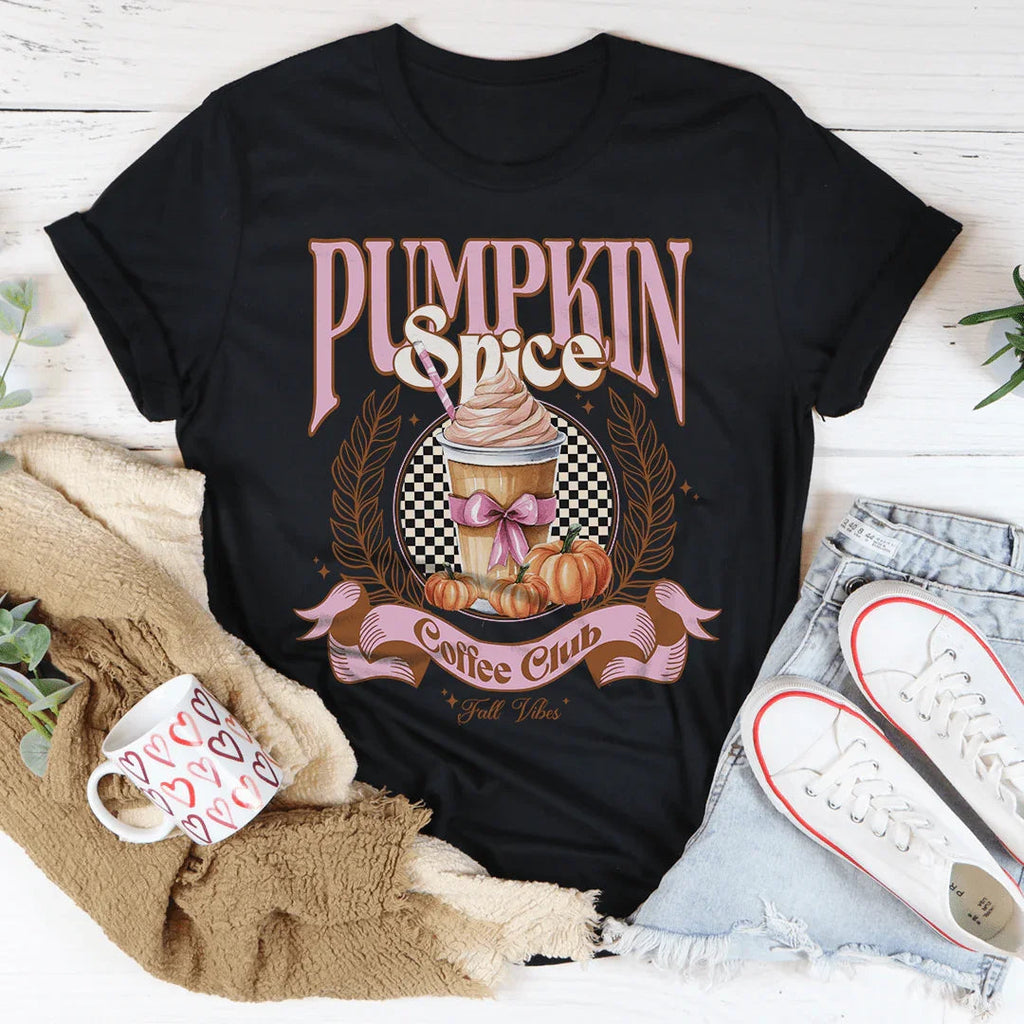 Pumpkin Spice Tee Peachy Sunday