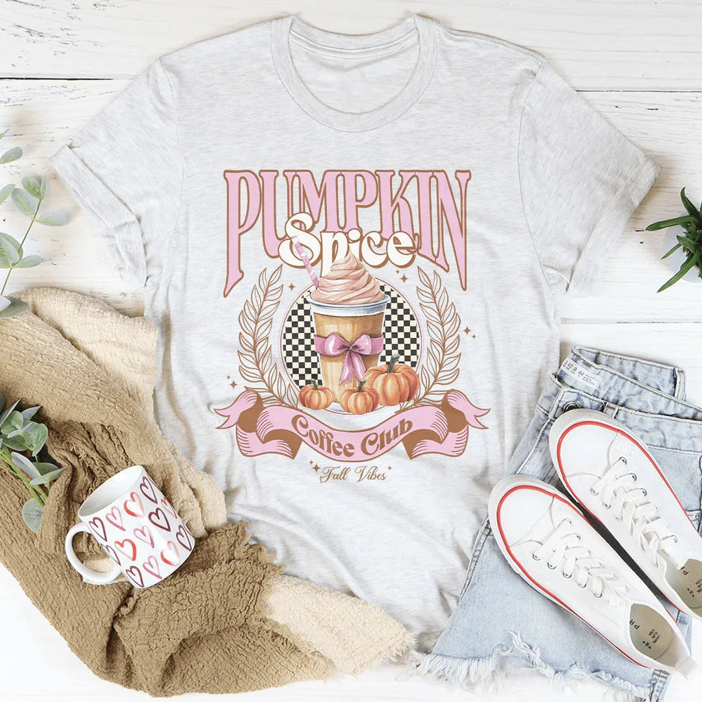 Pumpkin Spice Tee Peachy Sunday