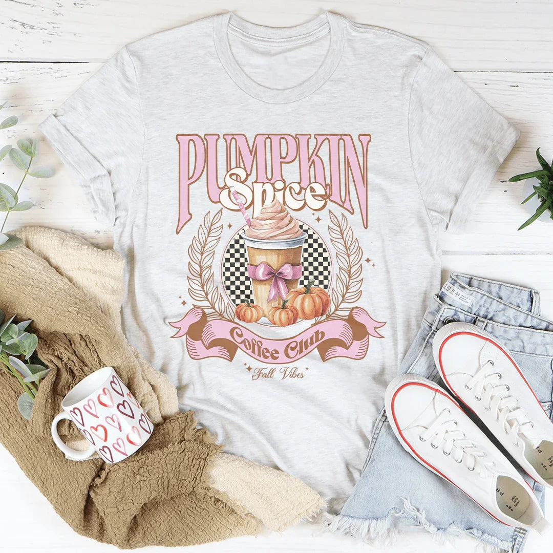 Pumpkin Spice Tee Peachy Sunday