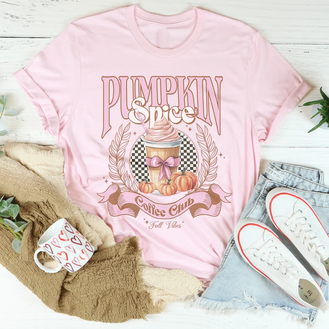 Pumpkin Spice Tee Peachy Sunday