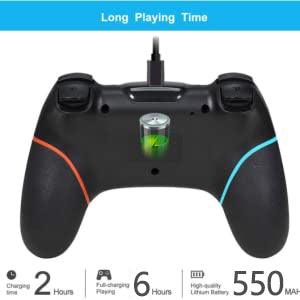 Pure Black Wireless Bluetooth Joystick Gamepad Controller Compatible With PC Laptop Monitor Smart TV Stevvex