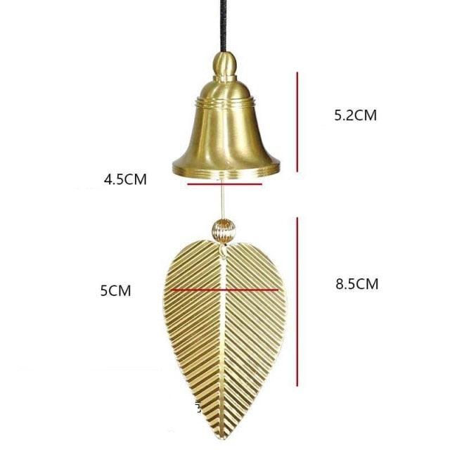 Pure Copper Wind Chimes Ornaments Exquisite Hanging Harmony Bells Garden Rustic Relaxing Tranquil Wind Chimes Japanese Home Balcony Bedroom Wind Chimes Car Pendant Birthday Gift Supplies Stevvex