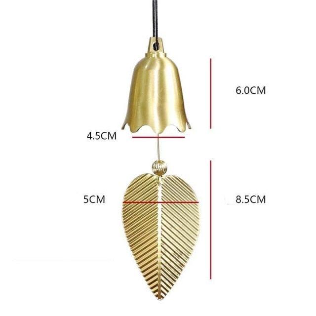 Pure Copper Wind Chimes Ornaments Exquisite Hanging Harmony Bells Garden Rustic Relaxing Tranquil Wind Chimes Japanese Home Balcony Bedroom Wind Chimes Car Pendant Birthday Gift Supplies Stevvex