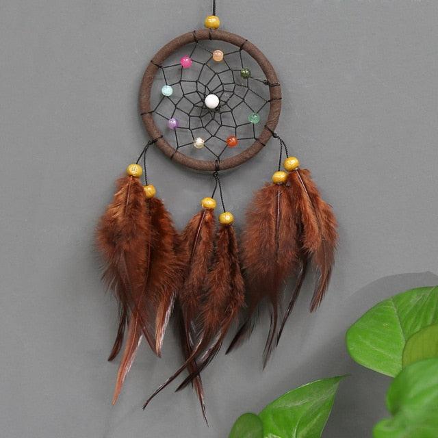 Pure Handmade Dream Catcher Hanging Ornaments Indian Style For Wall Decoration Birthday Gift Decorations Wind Chimes Home Wall Hanging Decora Wedding Decoration Craft Photography Stevvex