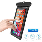 Purple Universal Waterproof Phone Case Water Proof Swim Pouch Bag Cases For iPhone Floating Phone Protector Smartphone Touchscreen Waterproof Pouch Stevvex