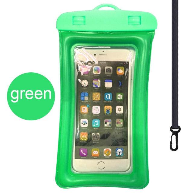 Purple Universal Waterproof Phone Case Water Proof Swim Pouch Bag Cases For iPhone Floating Phone Protector Smartphone Touchscreen Waterproof Pouch Stevvex