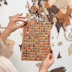 Flags Push Pins Enjoy The Wood